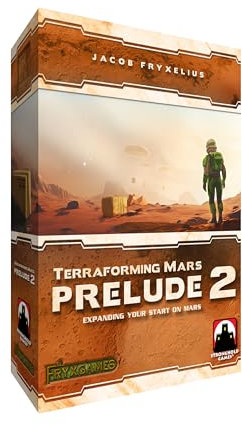 Stronghold Games Terraforming Mars: Prelude 2, Brettspiel-Erweiterung, ab 14 Jahren, für 1–5 Spieler, 90–120 Minuten Spieldauer, Braun und Beige
