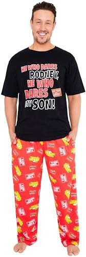 Only Fools and Horses Pyjamas for Men Teens PJs Set Soft Breathable Nightwear Loungewear Comfy Jammies with Long Bottoms Sleepwear Funny Gifts for Men