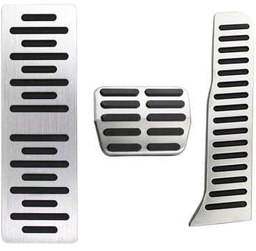 Bremspedal Abdeckung Für Vw Für Golf 5 6 MK5 MK6 MK5 Für Scirocco Für CC Für TIGUAN Für Toureg Auto Pedale Gas Bremse Rest Pedal Abdeckung Fußstütze Pedale(at with Rest)