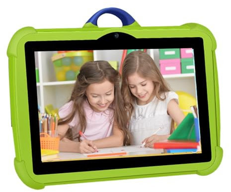 Tyinerc Tablet ad alta risoluzione, tablet PC da 7 pollici, tablet per 4 GB + 64 GB con alta risoluzione, tablet con batteria da 4000 mAh, tablet multiuso per giocare, guardare