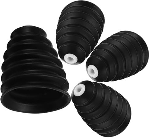 Angoily 4pcs Electric Hammer Dust Cover Drill-Proof Rubber Collector for Drills Adjustable Fit for Home Improvement