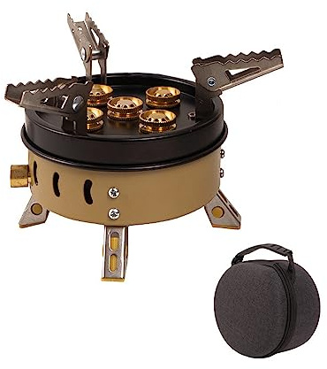 Kompakte Größe Camping Tragbare Herde Tourist Kochen Zubehör Faltbarer Gasherd High Power Picknick Wandern Ofen Gaskocher