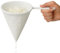 CHEFZOCO Colador de Cocina Multiuso de Tela, Colador kefir, Utensilio para colar cafe, Filtro Eficiente para Aceite y Jugos, Mango de plástico, Con 2 ganchos de sujeción, Diámetro del colador 18 cm
