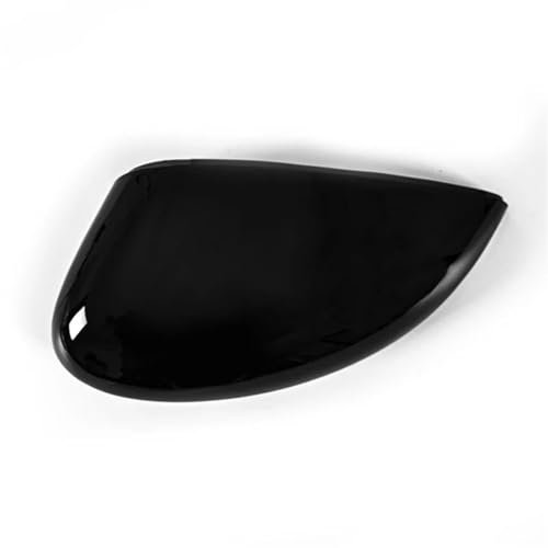 ZSHYTWE Spiegelabdeckungen Für Ford Für Fiesta MK7 2009-2017 Ersatz-Rückspiegelabdeckung Shelve Gloss Black Side Wing Mirror Cap Autozubehör Auto Spiegelkappen(Links)
