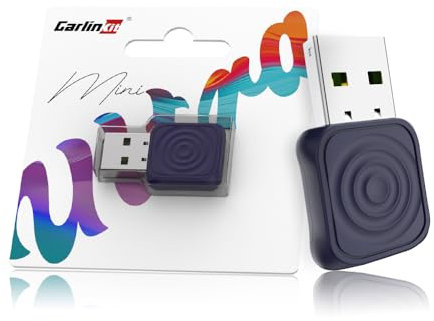 Carlinkit 2025 Wireless CarPlay & Android Auto Adapter, Upgrade Wired Connection to Wireless, Plug & Play mit USB-A/Type-C, funktioniert mit iPhone iOS 10+ & Android 11.0+
