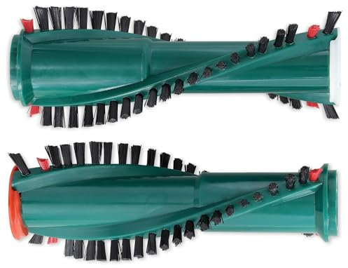 1 Paar Bürstrollen Bürsten Ersatzbürsten kompatibel mit Vorwerk ET 340, EB 350, EB 351, Kobold 120 121 122 130 131 135, Tiger 250 251 Elektrobürste, Klopfer