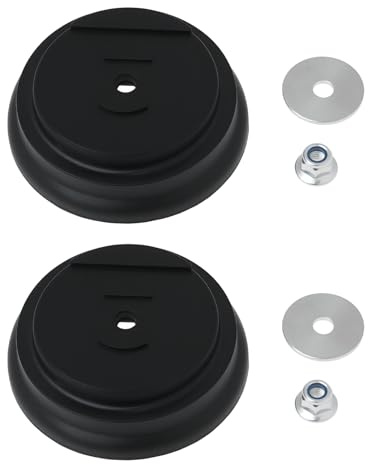 eMagTech Lot de 2 Housses en Plastique pour Coupe-bordures Accessoires 47,5 X 64,5 Mm pour Débroussailleuses Outils de Jardinage Noir