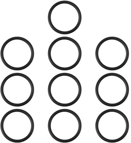 YINETTECH 10pcs Car Coolant Flange Seal 058121687B 31x38.1x3.55mm Compatible with VW