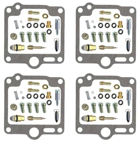 Vergaser Umbausätze Motorrad Carb Rebuild Kit Für Yamaha XJ 900F 900 F XJ900F 58L XJ900 1986-1990 Nadel Ventil Dichtung Luft Schraube Mit Float Umbausatz(Satz 2)