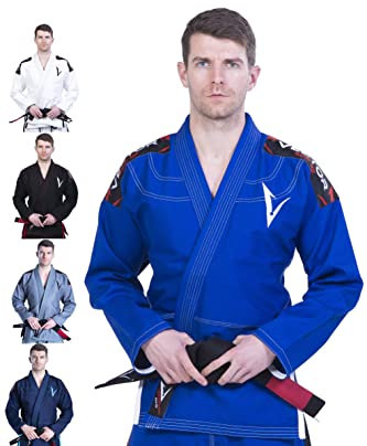 Kimono jiu Jitsu BJJ Gi Para Hombres Con Cinturón Blanco Pantalones de Brasileño Ripstop