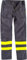 Work Team Pantalón ignífugo y antiestático, con Bandas Reflectantes. EN11611, EN11612, EN1149. Hombre Gris+Amarillo A.V. XXL