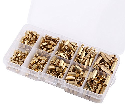 300pcs M3 Abstandshalter Distanzhülse Schrauben Messing StandOff Männliche Weibliche Hexe Spacers Für Motherboard Leiterplatten Raspberry PI