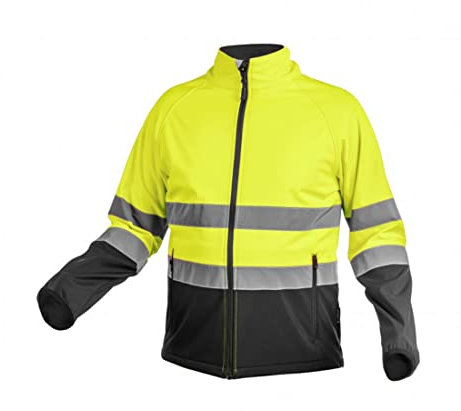 Högert Softshell Warnschutzjacke Exter Klasse 2 Gelb XXL