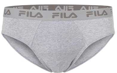 Fila Herren Slip FU5003 Man Brief 400 M, 400 Grey, M, FU5003