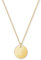 GD GOOD.designs Kette mit Buchstabe E Gold 18 Karat - Wasserfest I Goldkette für Damen mit A-Z Anhänger I Initial Buchstabenkette - Valentinstag-Geschenk für Sie und Ihn