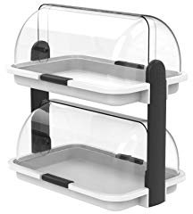 Biesse P 176/01 Mehrzweck-Brotkasten Doppelt, Plastic, weiß, 30x20x32.5 cm
