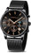 CRRJU Herren Uhren Chronograph Armbanduhr Männer Uhr Mann Sportuhren Wasserdicht mit Mesh-Armband Analog Quarzwerk (Schwarz schwarz Rosegold)
