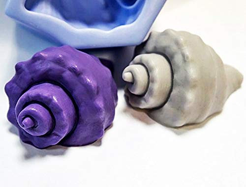 Stampo in silicone conchiglia di mare per sapone resina gesso decorazione versatile mare unicorno dolci gioielli creatività handmade