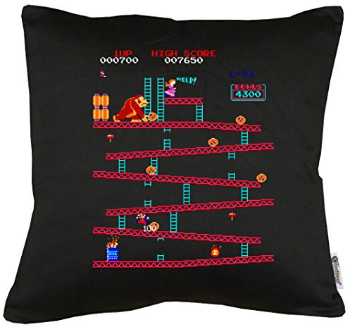 TShirt-People Retro Kong Kissen mit Füllung 40x40cm Donkey