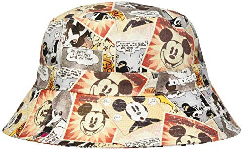 Desigual Damen Hat_mickey Comic Sun Hat, Weiß, Einheitsgröße EU