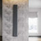 ELEGANT Heizkörper Modern Vertikal Anthrazit 1800x236mm Design Paneelheizkörper Röhren Einlagig Flachheizkörper Mittelanschluss Heizung