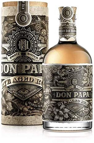 RUM -DON PAPA- RYE AGED Limited edition 70 cl 45% con Custodia celebrativa