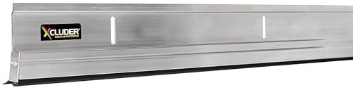 Xcluder 36 Versa-Line Rodent Proof Door Sweep, Mill Aluminum Finish – Seals Out Rodents and Pests, Easy to Install, Maximum Adjustability; Under-Door Seal; Rodent Proof