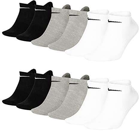 6 Paar Nike Everyday Lightweight No-Show SX7678-964/S