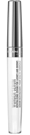 Rimmel London Wonder'Serum, Siero Ciglia e Sopracciglia Rinforzante e Nutriente, Trattamento per Ciglia più Lunghe, Folte e Sane