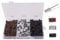 BNG 210pcs Sanding Bands 80/120 /180 Grit, E File Sanding Band For Nail Drill Manicure Set with Box, Nail Art Sanding Tape with 1pcs 3/32 inch Nail Drill Bit