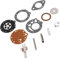 membran-set reparatur-kit Vergaser Reparatursatz, Metall und FAB Carb Repair Kit Ersatz für 08 08S 070 090 Kettensäge TS350 TS360 für Zama RB-42