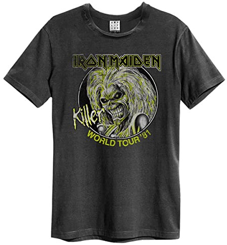 Amplified Herren Iron Maiden Trooper Mens Crew Tee T-Shirt