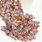 Beadsland Hotfix Rhinestones, 1440pcs Flatback Crystal Rhinestones for Crafts Clothes DIY Decorations, Champagne, SS16, 3.8-4.0mm
