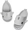 bolukets Ciabatte Squalo Donna Uomo Ciabatte Mare Estive Comode da Casa Pantofole Antiscivolo Originali Carine Ciabatte Shark Slippers Slides per Piscina，Grigio，38/39 EU