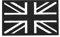 Tactical Union Jack Embroidered Flag, 50x80mm, United Kingdom, Military Uniform Embroidered Iron-On/Heat Seal Adhesive Fabric Patch