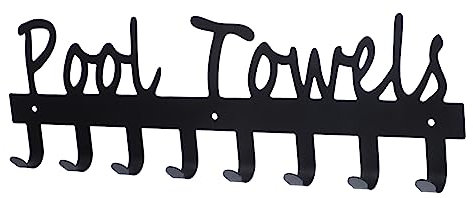 Cabilock Porte-manteau Mural Métal Avec Crochets Pour Vêtements Et Serviettes Étagère Suspendue Pour Entrée Ou Salle De Bain