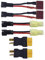 ZYGY 6PCS Umwandlungskabel T Stecker zu XT60 Stecker/SM-2P Stecker zu Mini Oda Palace Stecker/SM-2P Stecker zu T Stecker/passend für RC Fernbedienung elektrische Spielzeug Batterie Kopf Adapter Kabel