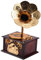 Vklopdsh Grammophon in Spieluhr, Vintage, klassisch, manuell, Kurbel, Typ Spieluhr, DIY, romantisch, Weihnachten, Lieferung – Farbe