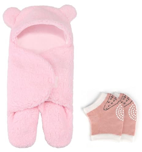 TYXHXTF Schlafsack Baby, Pucksack Baby 0–3 Monate Baby Schlafsäcke für Neugeborenen Unisex Swaddle Decke Pucktuch Babyschlafsack Wickeltuch für Säuglinge