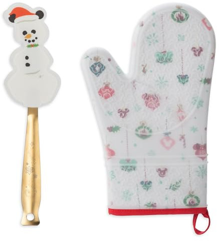 Disney Classics Christmas Holiday - Set guanto da forno e spatola
