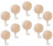 Cabilock 10 Piezas Wall Hooks Perchero de madera, para Montaje en Pared, para Entrada, Estante para Sombreros, Ganchos Decorativos, toallero, Gancho para Cargas Pesadas