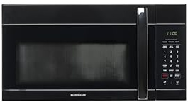 Farberware 1.7 Cu. Ft. Over-the-Range Microwave Oven – 1000 Watts Power, Auto Cook Settings, Defrost, Easy Clean and Child Safety Lock - Black