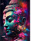 Lxmsja 5D Diamond Painting Buddha, Diamond Painting Blumen Erwachsene Kinder, Diamant Painting Bilder, Full DIY Diamant Kunst Malerei Stickerei Set Kreuzstich Bilder Home Wand Dekor 30x40cm