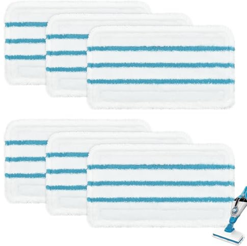 Panno per Pulitore a Vapore Salviette in Microfibra per Lavabili Panni di Pulizia per Black & Decker Mop a Vapore