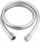 RUIXUE ® 2.00m Kunststoff-Duschschlauch, flexibel, mit Knickschutz und leicht zu reinigender Oberfläche, G ½” Anschluss. (Silber-PVC, 2.00m)