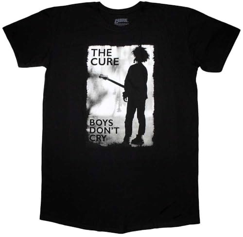 Rock Off officially licensed products The Cure Boys Dont Cry Black and White T Shirt Dress XL