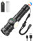 Lorrtta Torches Led Super Bright Powerful Torches with COB Side Light Zoom,Rechargeable Torch 500000 Lumens High Power for Camping, Hiking Flashlight as Gift for Man and Women