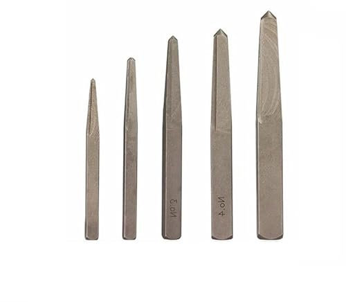 Juego de brocas extractoras de tornillos dañados, 5 uds.
