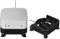 Cooling Base for Mac Mini M4/M4 Pro, Mini Laptop Cooling Pad Cooling Fan with Anti-slip Bracket Accessories (Black)