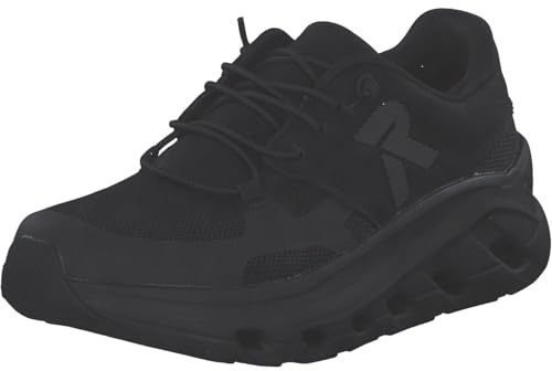 Rieker Plateau Sneaker schwarz